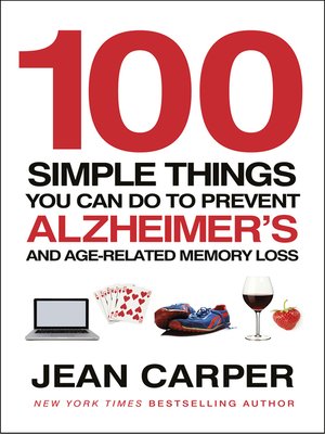 cover image of 100 Simple Things You Can Do to Prevent Alzheimer's